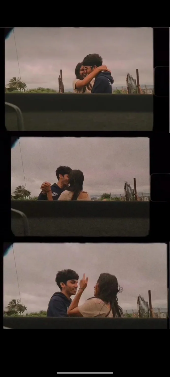 A sequence of us together